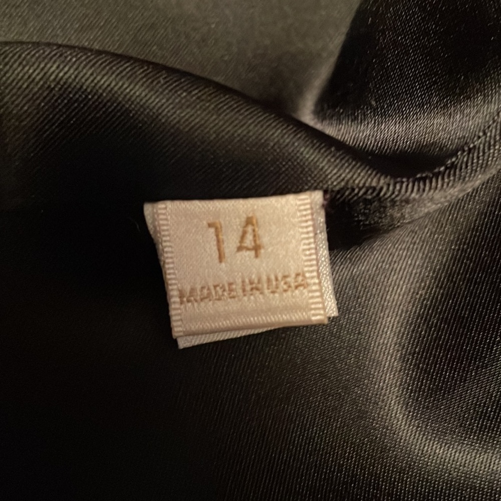 Fleurette Loro Piana Camel, Black and Tan Wool Car Coat Size 14 - Picture 12 of 12